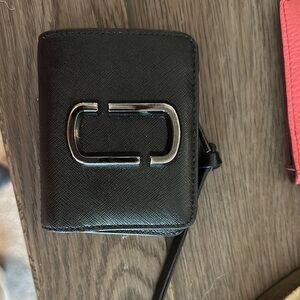 Marc Jacobs Black Wallet with Silver Accent